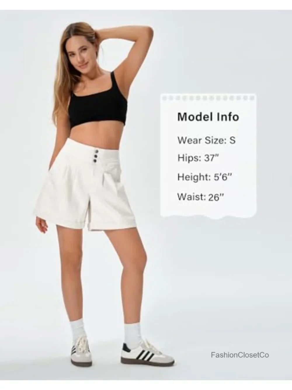 Stretchy High Waisted Wide Leg Cuffed Denim Shorts